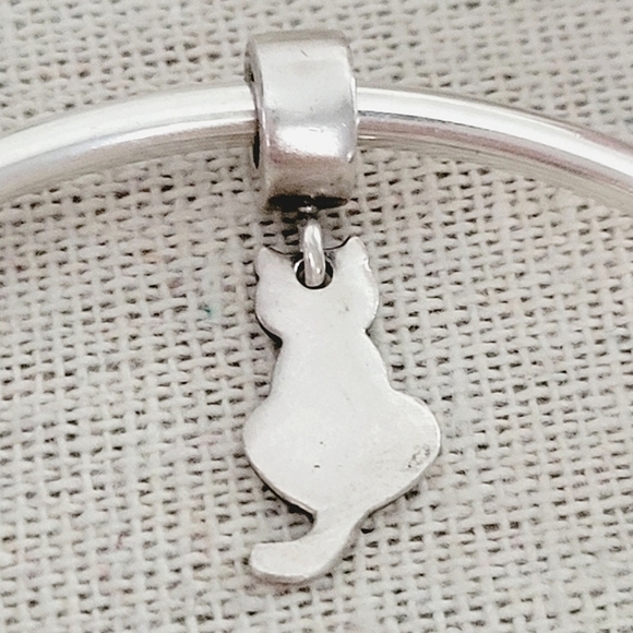 PANDORA purple amethyst mother of pearl beads charm sterling silver bracelet - Picture 15 of 15